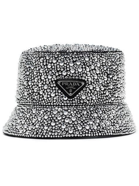 prada rhinestone bucket hat|Prada Re.